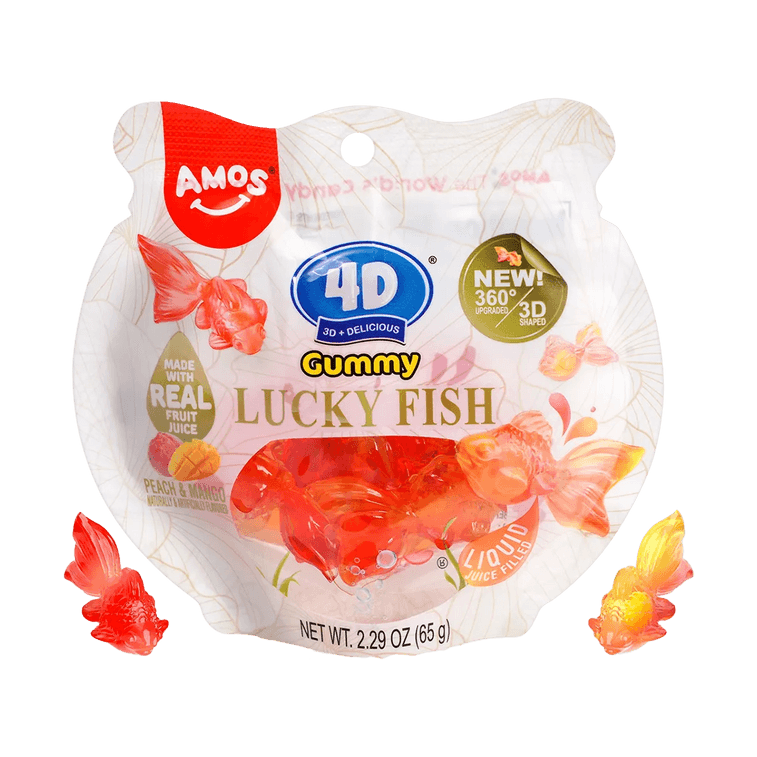 Amos 4D Lucky Bursting Gummy Fish