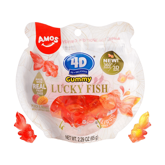 Amos 4D Lucky Bursting Gummy Fish